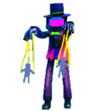SHINY Puppet Master TV Man